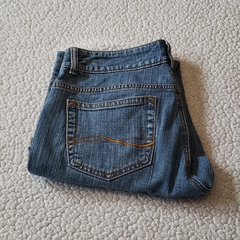 Wrangler Aura short rise cropped capri jeans